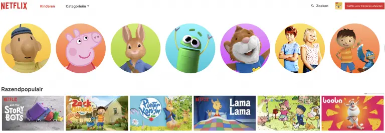 YouTube-kanalen voor kids