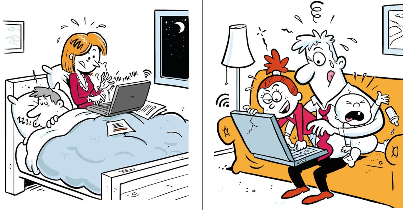 Dilemma op Donderdag: Altijd werken in de avonduurtjes... OF met de kids op schoot het projectplan schrijven