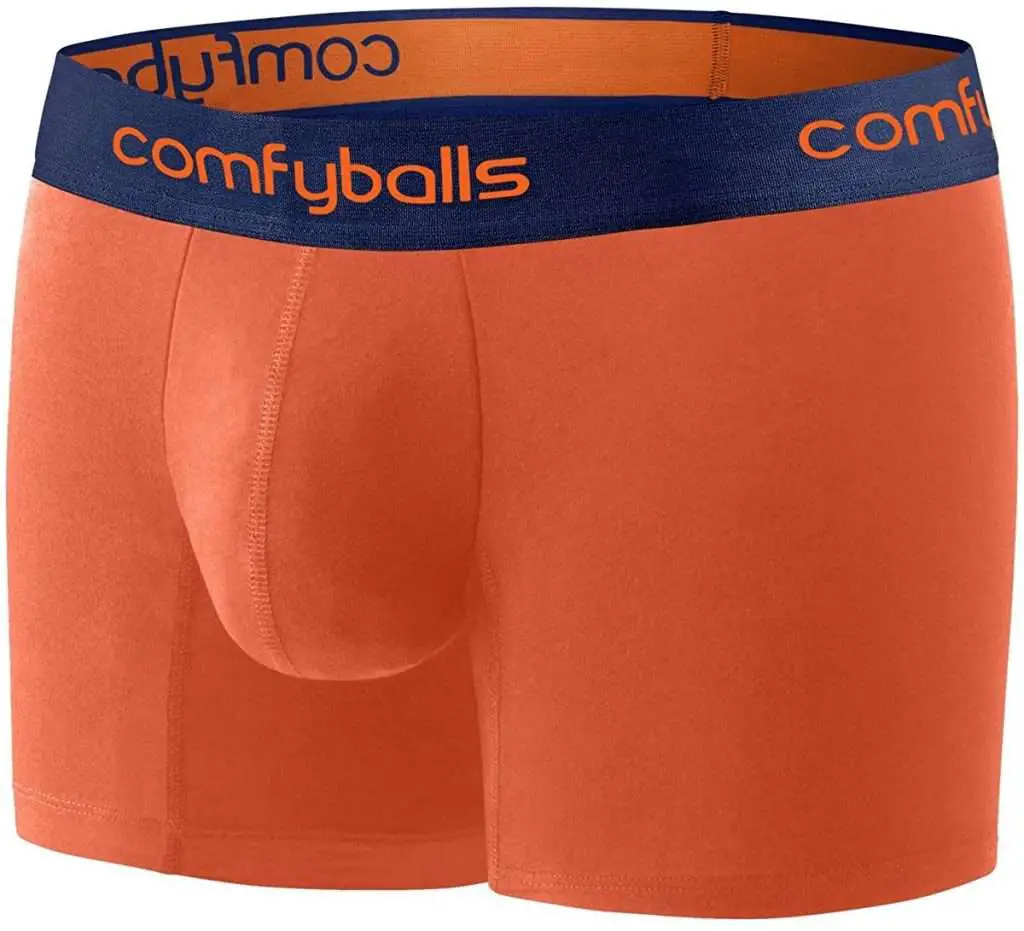 mooie oranje boxer, toevallig wel de meest comfortabele boxer