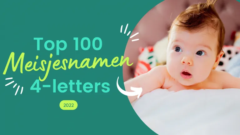 Top 100 meisjesnamen met 4 letters - 2022